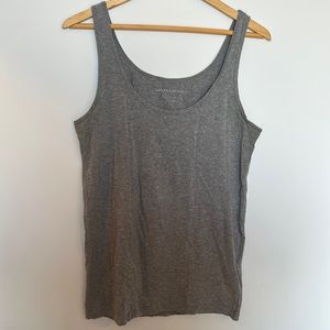 Banana Republic heather grey basics tank top